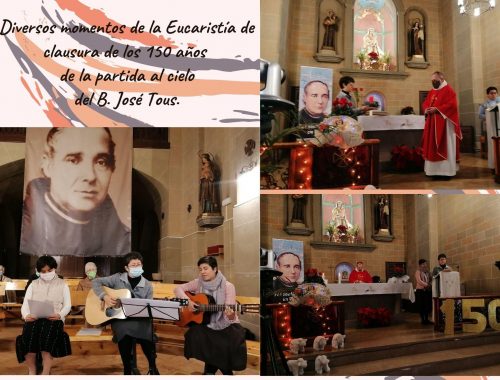 Eucaristía cierra 150 años de la muerte Padre Tous